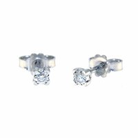 Orecchini Gazzola Donna in Oro bianco Diamante 0.03 Ct 9-EAOX7735-NG - 9-EAOX7735-NG